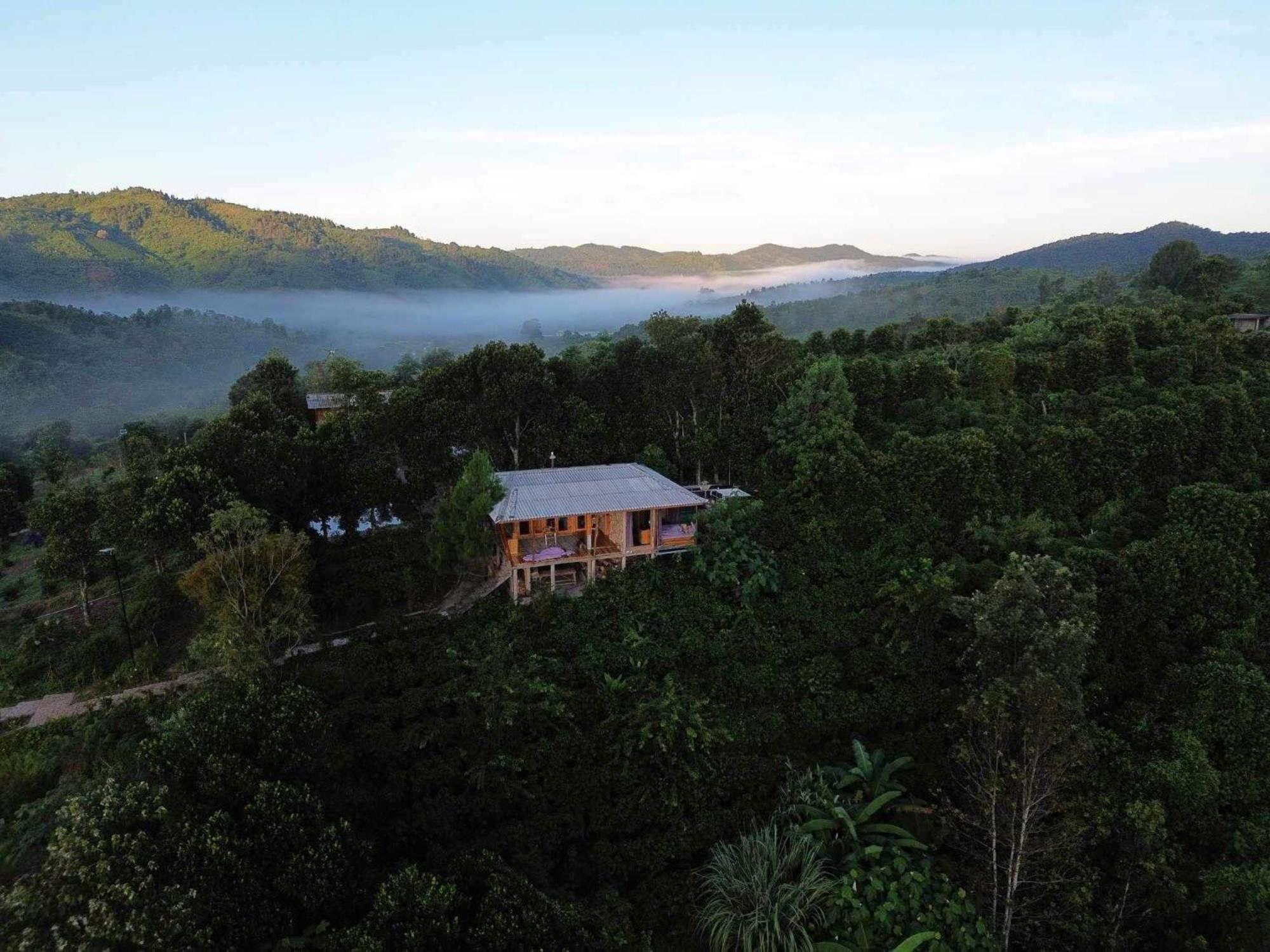 Nam Mua Bungalows Huong Hoa Buitenkant foto