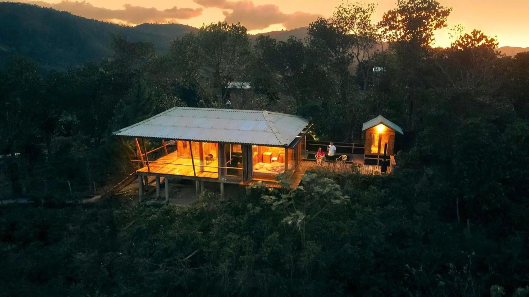 Nam Mua Bungalows Huong Hoa Buitenkant foto